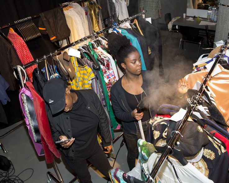 Kinshasa Collection à Berlin: Fashion Show (backstage)