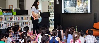 Vorlesen für Kinder  -  eine Veranstaltung der Bibliothek des Goethe-Instituts