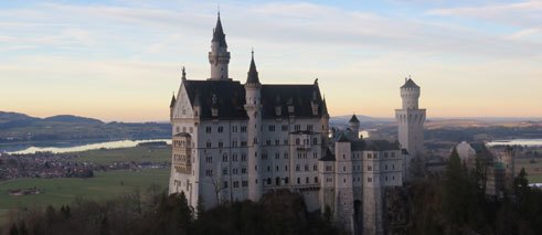 Sunset at Schloss Neuschwanstein