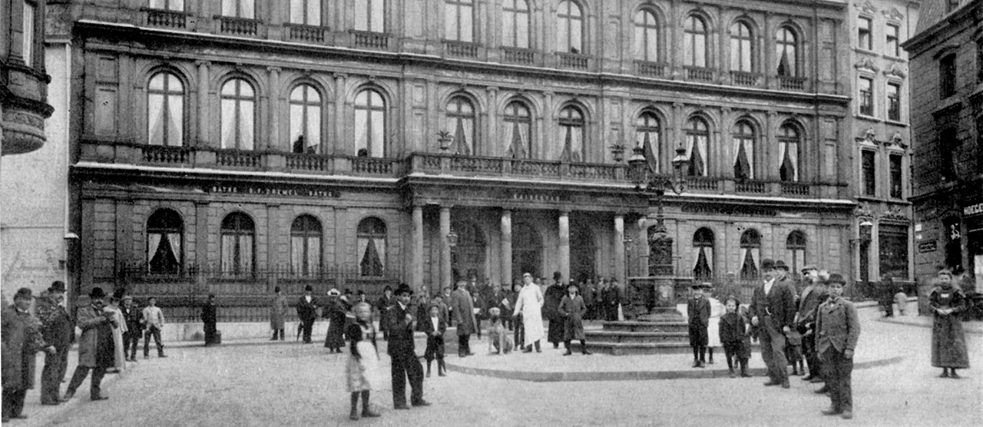 Kaiserbad Hotel in Aachen, Germany around 1900 