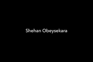 Photographer Shehan Obeysekera