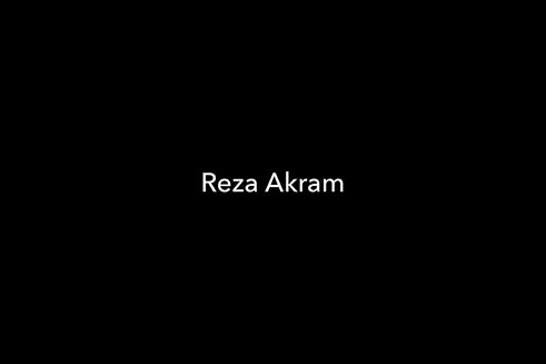 Phtographer Reza Akram