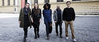 Maria Milisavljević, Susanna Fournier, Zainabu Jallo, Santiago Sanguinetti und Pat To Yan
