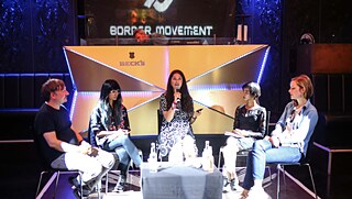 Panel discussion at the Pop-Kultur festival