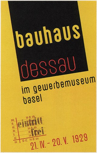 Pôster da Bauhaus de 1929