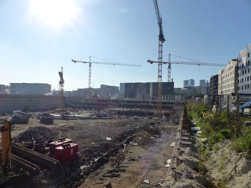 Kaevandus või ehitusplats? Kaasaegne Tallinna sadamapiirkond kerkib maa seest