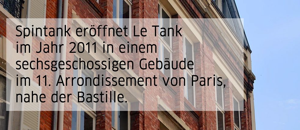 Le Tank ist ein Corpoworking-Space mit 110 Arbeitsplätzen.