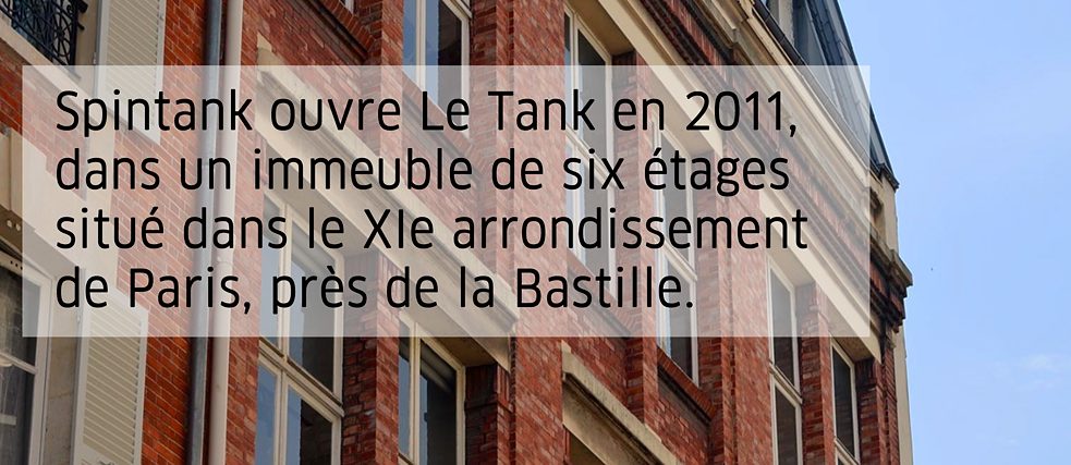 Le Tank est un espace de corpoworking de 110 places.