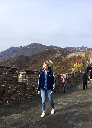 Ich auf der chinesischen Mauer