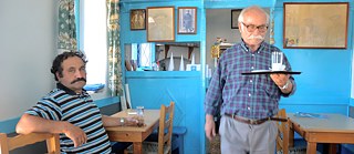 Traditionelles Kafenio in Arkesini auf der Insel Amorgos 