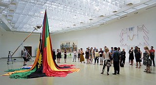 Adler und Tauben, Ausstellung in der Kunsthalle Bratislava, Eröffnung am 16. 8.