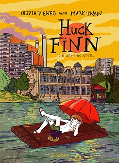 An adaptation of a Mark Twain classic: Olivia Vieweg’s Huck Finn boards a raft on the Saale River with plans to float down to the Elbe River and on to Hamburg. 