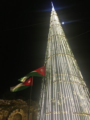 Der Weihnachtsbaum in Al Fuheis