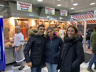 Bei Mano in Bourj Hammoud mit Maroun und Yara