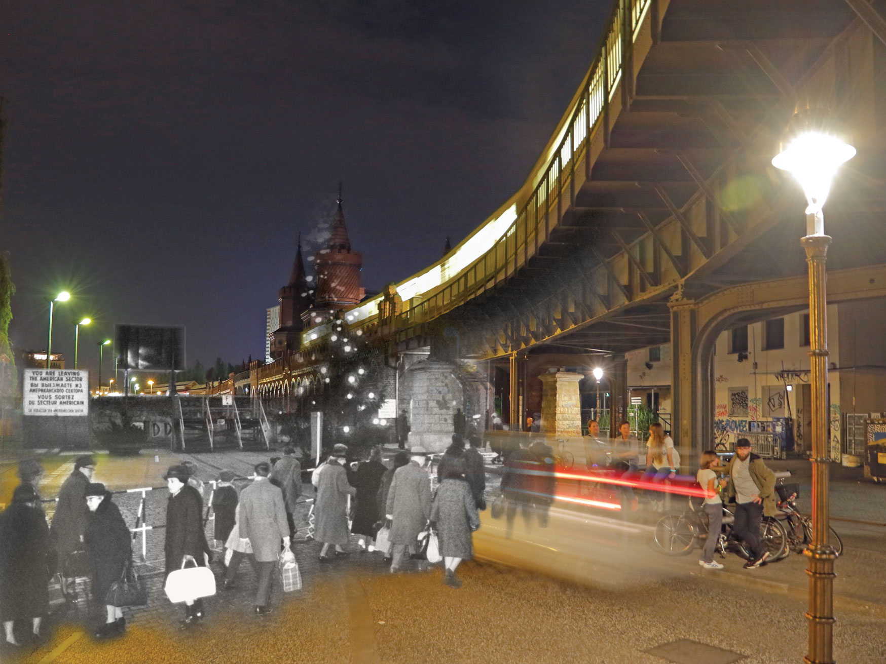 Le Oberbaumbrücke 1964/2015