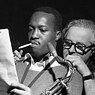 Hank Mobley and Alfred Lion in the documentary "It Must Schwing"