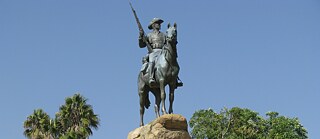 Das Reiterdenkmal in Windhoek, Namibia, Aufnahme von 2008