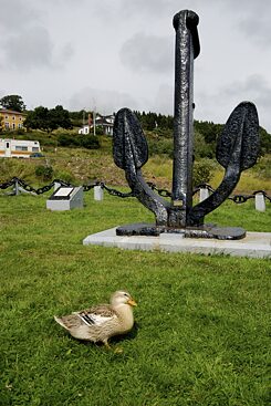 Memorial for the sailor on Bell Island