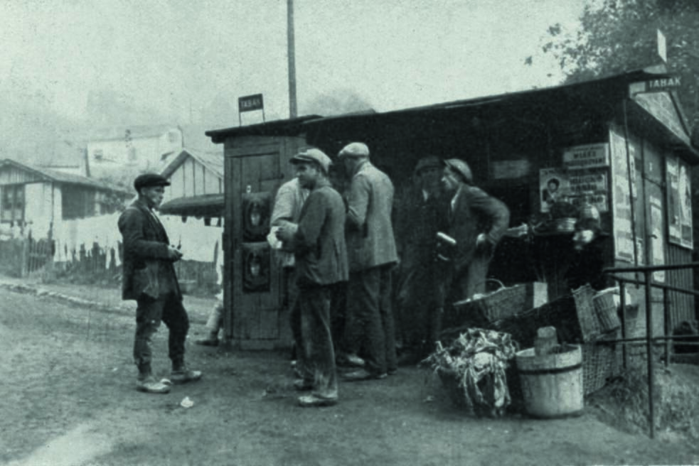 Malvazinky – obchod v nouzové kolonii, 1930