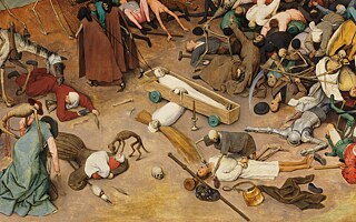Výrez z olejomaľby “Triumf smrti”, autor Pieter Bruegel starší (okolo 1562, Museo del Prado Madrid) | Public domain