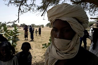 Latitude – Nomadic Fulani and Tuareg families near InGall in Niger. Many Tuareg, Fulani and Arabs (comprising about 22% of Niger's population) live in the Sahel or Sahara regions.