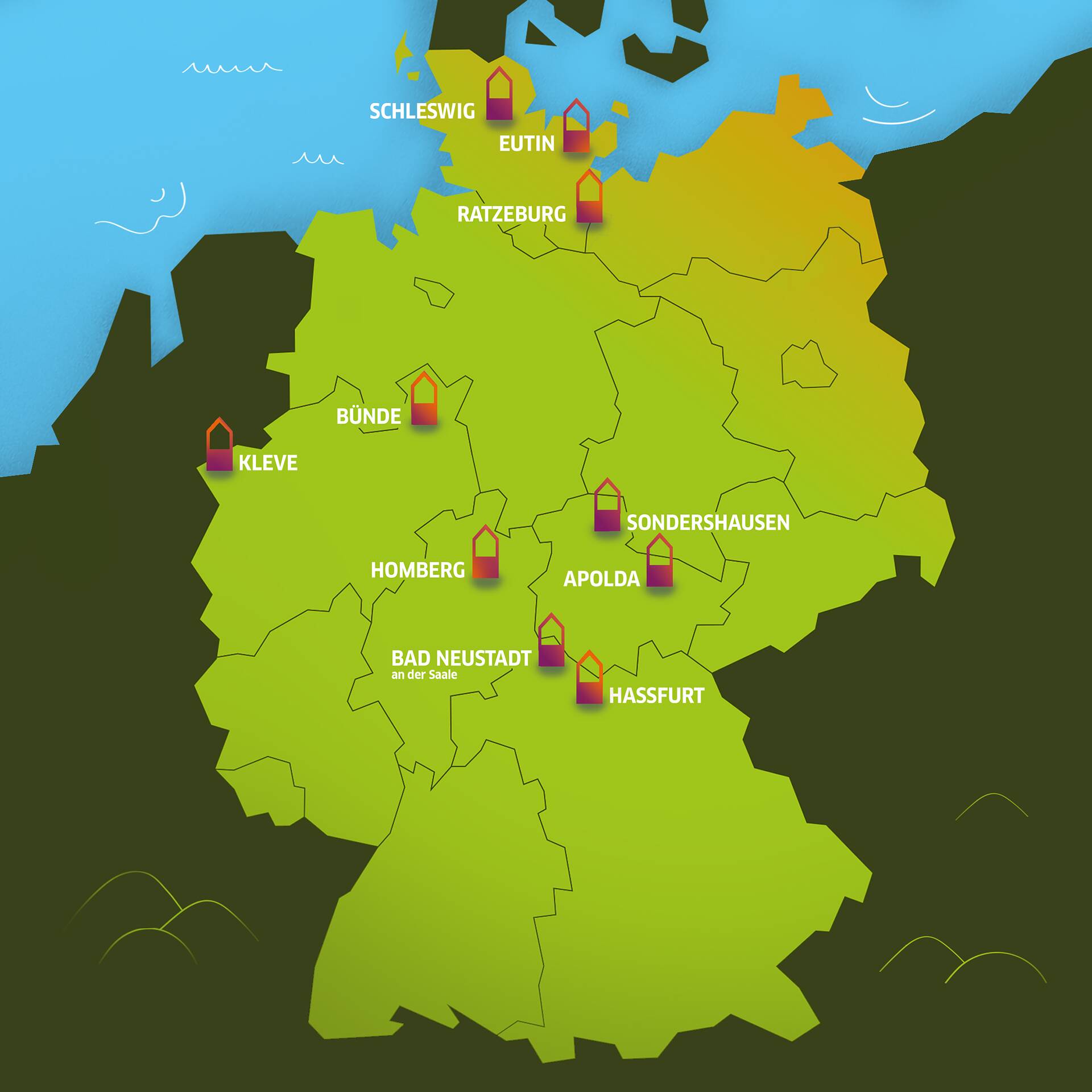 Infohäuser - Hilfe Finden - Mein Weg Nach Deutschland - Goethe-Institut