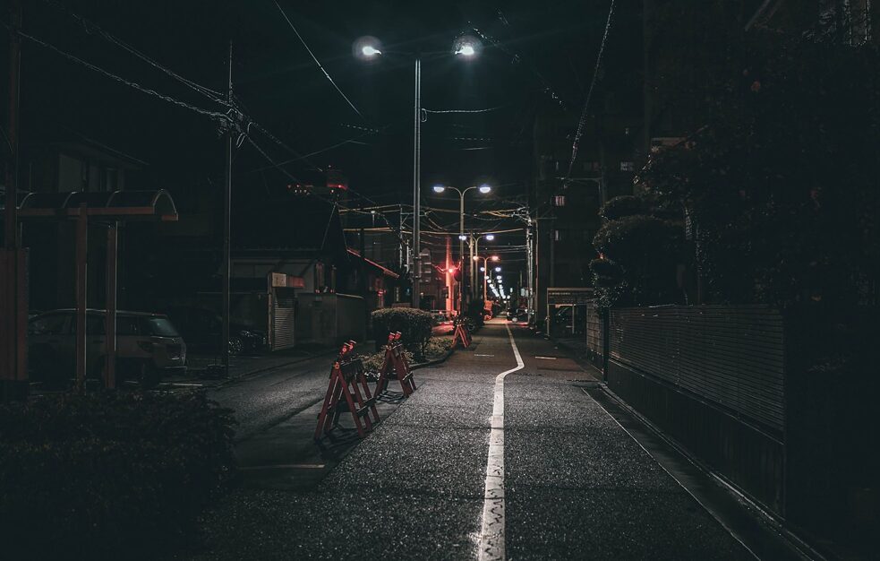 Street lamp in Japan