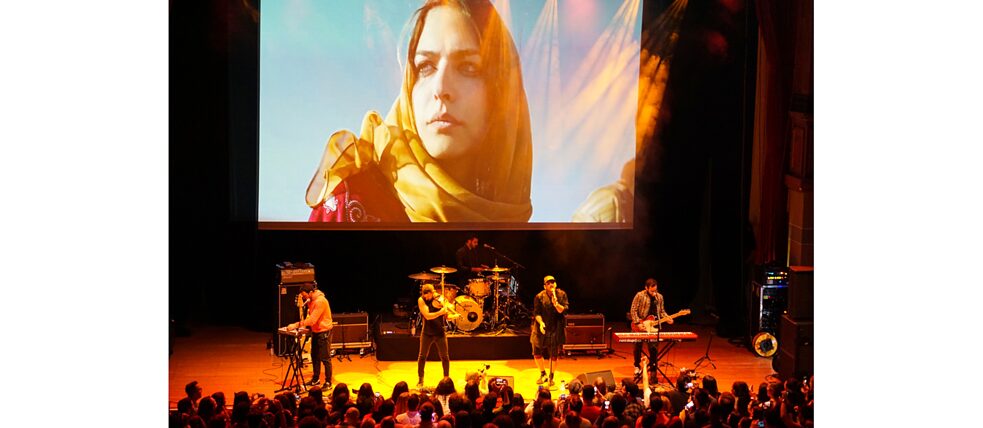 Le groupe de rock indé libanais Mashrou’ Leila lors de l’édition 2018 du Enjoy Jazz : depuis plus de 21 ans, le festival fait venir des artistes internationaux à Mannheim, Heidelberg et Ludwigshafen.