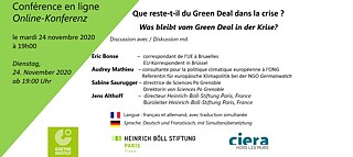 Was bleibt vom Green Deal in der Krise? - Flyer