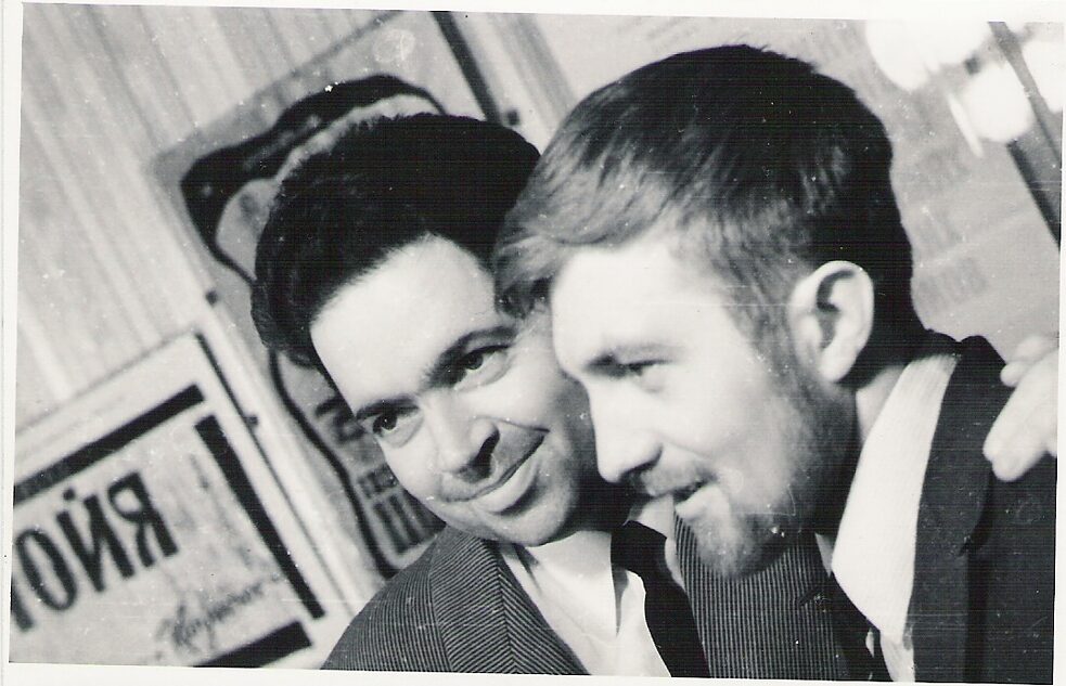 Michail Makarenko und Wjatscheslaw Rodionow, 1967, Akademgorodok, Nowosibirsk. 