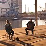 1:1-斯圖加特國立管弦樂團一對一音樂會，吉他手約拿斯．卡力爾（Jonas Khalil），斯圖加特港口。| 照片（剪輯）: ©斯圖加特國立管弦樂團