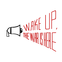 Wake up, the war is here  Logo