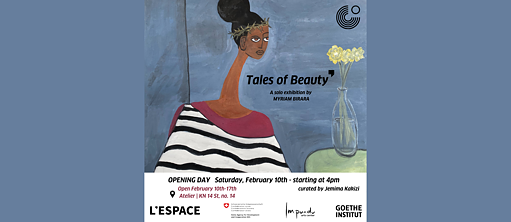 Poster für "Tales of Beauty" Ausstellung