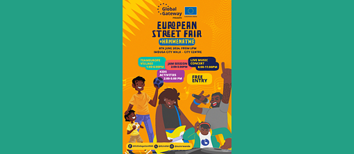 Poster für die "European Street Fair"