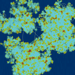 I used ChatGPT to write and iterate on javascript code, to create a geometric recursive pattern. 