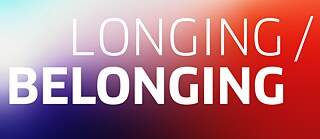 Gegenüber-Festival “Longing Belonging”: Keyvisual in Red and Blue 