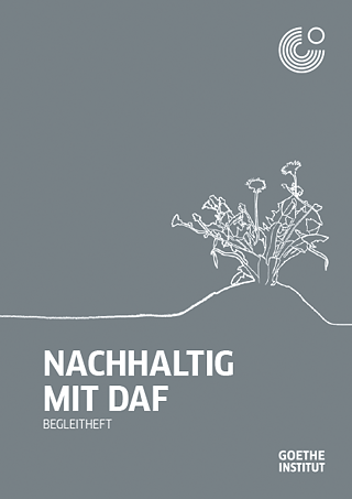 Deckblatt des Begleithefts Nachhaltig mit DaF