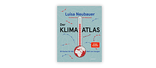 The picture shows the cover of the book "Klima-Atlas"