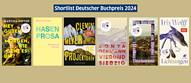 Buchcover der nominierten Titel