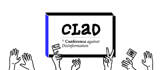 Banner Citizens and Libraries against Desinformation - Conference in Lisbon