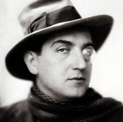 Retrato del director de cine Fritz Lang