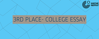 Light blue background picture for third place - college