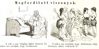 "Verkehrte Verhältnisse" | Bolond Miska, 21. Junuar 1872, Seite 14. 