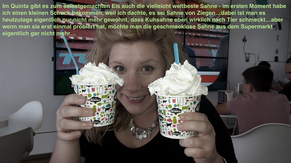 Eiscreme auf den Azoren